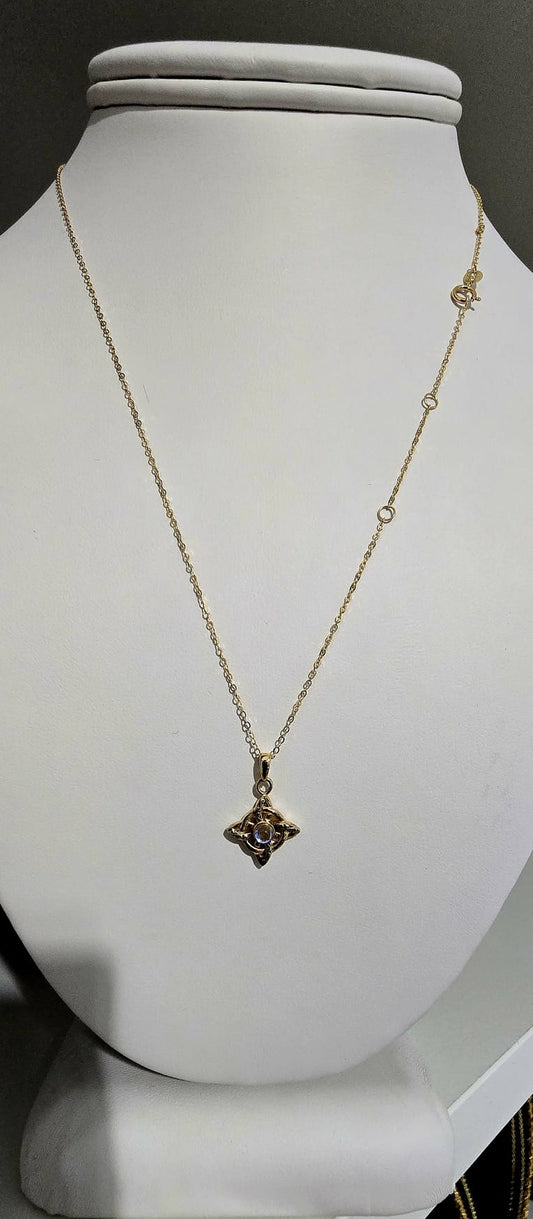 Cadena con dije 14k