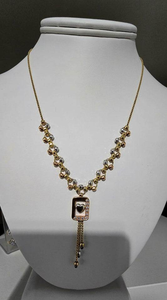 Collar de mujer 14k