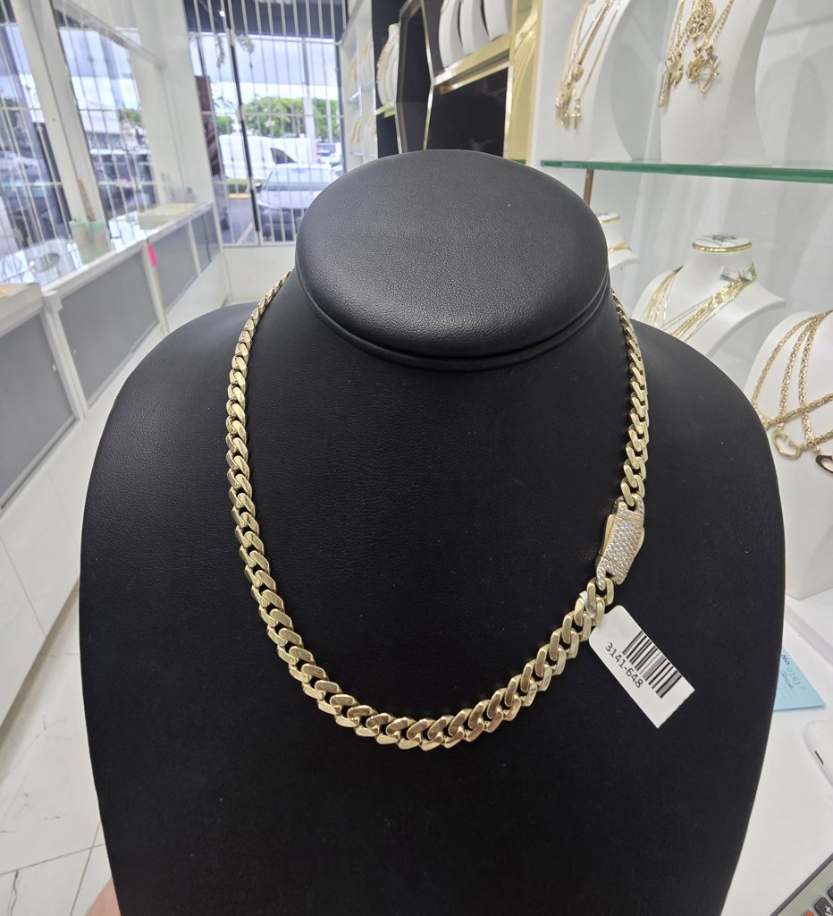 Chain 10K Italy Size 16inch 6mm